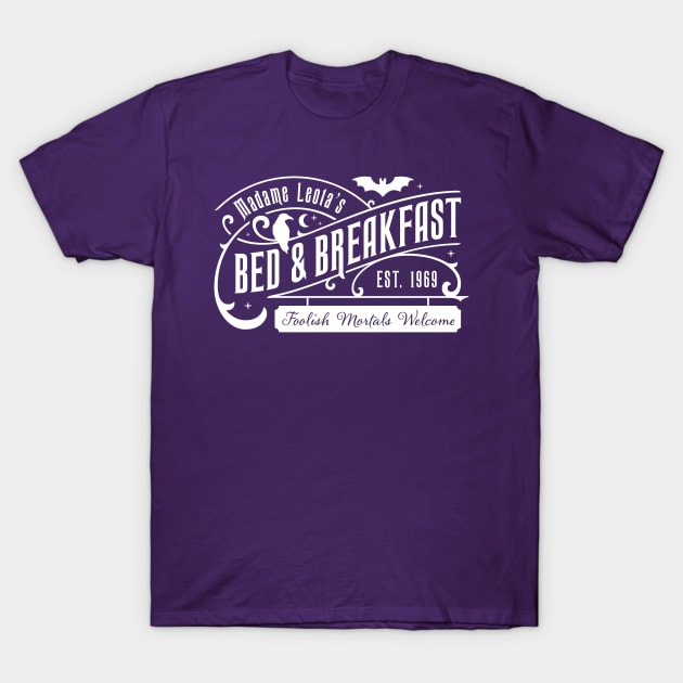 Madam Leota's B&B T-Shirt by NerdGeekJen